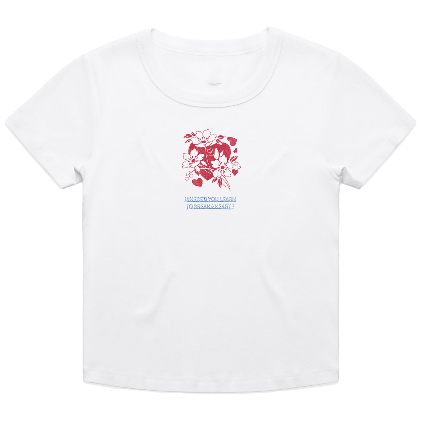 Break A Heart | White Women's Baby T-Shirt