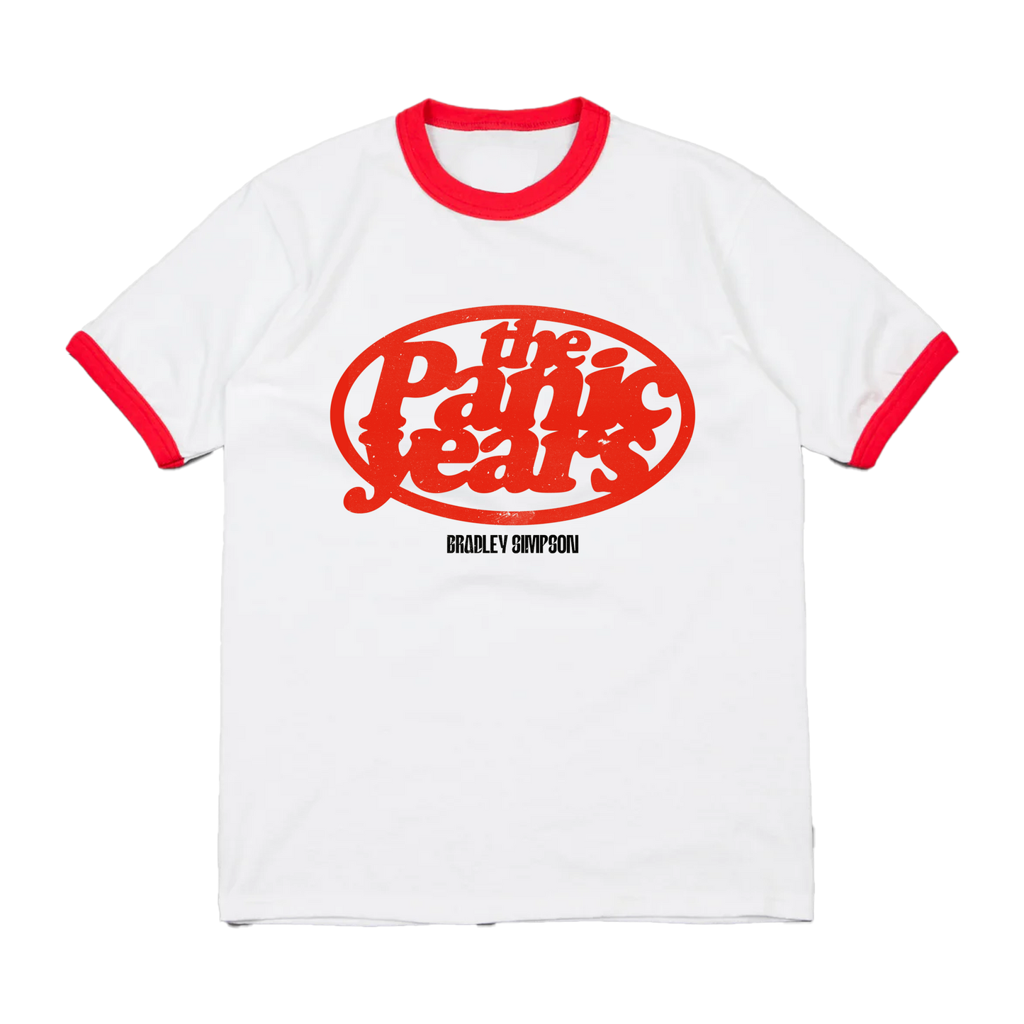 The Panic Years | White Ringer T-Shirt